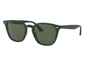 Image of Ray-Ban RB4258 Sunglasses 638571-50 - Green Frame, Dark Green Lenses