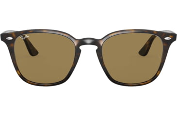 Image of Ray-Ban RB4258 Sunglasses 710/73-50 - Shiny Havana Frame, Brown Lenses