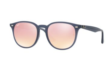 Image of Ray-Ban RB4259F Single Vision Prescription Sunglasses RB4259F-62321T-53 - Lens Diameter 53 mm, Frame Color Shiny Opal Dark Azure