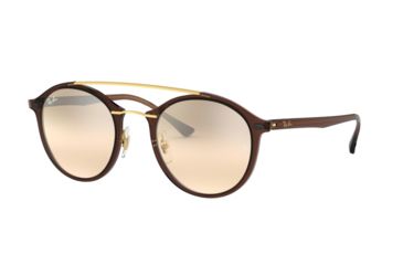 Image of Ray-Ban RB4266 Sunglasses 62723D-49 - , Brown Mirror Gradient Silver Lenses