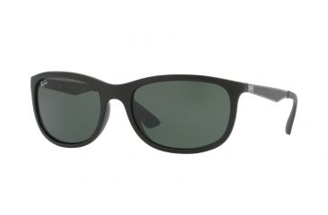 Image of Ray-Ban RB4267 Sunglasses 601S71-59 - Matte Black Frame, Green Lenses