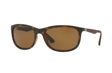 Image of Ray-Ban RB4267 Sunglasses 710/83-59 - Light Havana Frame, Polar Brown Lenses