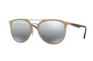 Image of Ray-Ban RB4285 Bifocal Prescription Sunglasses RB4285-616688-55 - Lens Diameter 55 mm, Frame Color Beige