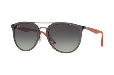 Image of Ray-Ban RB4285 Bifocal Prescription Sunglasses RB4285-637311-55 - Lens Diameter 55 mm, Frame Color Transparent Grey