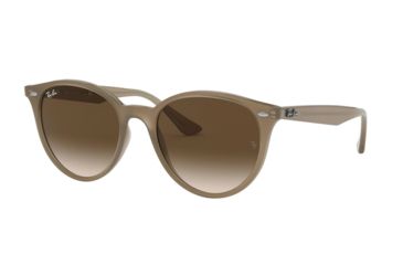 Image of Ray-Ban RB4305F Prescription Sunglasses, 53mm, Beige, RB4305F-616613-53-SV