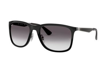 Image of Ray-Ban RB4313 Progressive Prescription Sunglasses, 58mm, Black, RB4313-601-8G-58-PRO