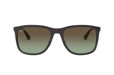 Image of Ray-Ban RB4313 Progressive Prescription Sunglasses, 58mm, Matte Black, RB4313-601SE8-58-PRO