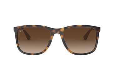 Image of Ray-Ban RB4313 Progressive Prescription Sunglasses, 58mm, Matte Havana, RB4313-894-13-58-PRO