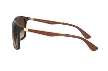 Image of Ray-Ban RB4313 Progressive Prescription Sunglasses, 58mm, Matte Havana, RB4313-894-13-58-PRO