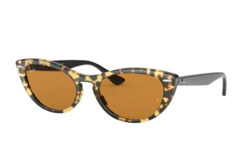Image of Ray-Ban RB4314N Sunglasses 12483L-54 - , Yellow Mirror Gold Lenses