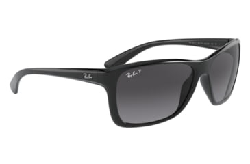 Image of Ray-Ban RB4331F Sunglasses 601/T3-61 - , Grey Gradient Dark Grey Polar Lenses