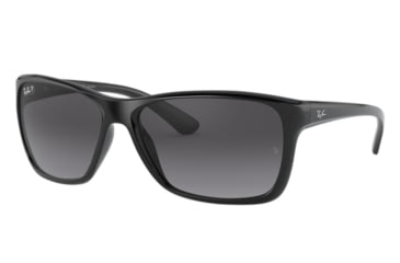 Image of Ray-Ban RB4331F Sunglasses 601/T3-61 - , Grey Gradient Dark Grey Polar Lenses