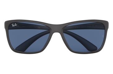 Image of Ray-Ban RB4331F Sunglasses 601S80-61 - , Dark Blue Lenses