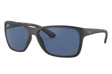 Image of Ray-Ban RB4331F Sunglasses 601S80-61 - , Dark Blue Lenses