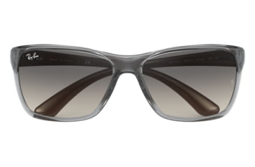 Image of Ray-Ban RB4331F Sunglasses 647911-61 - , Grey Gradient Dark Grey Lenses