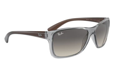 Image of Ray-Ban RB4331F Sunglasses 647911-61 - , Grey Gradient Dark Grey Lenses