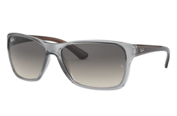 Image of Ray-Ban RB4331F Sunglasses 647911-61 - , Grey Gradient Dark Grey Lenses