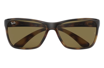 Image of Ray-Ban RB4331F Sunglasses 710/73-61 - , Dark Brown Lenses