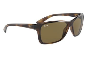 Image of Ray-Ban RB4331F Sunglasses 710/73-61 - , Dark Brown Lenses