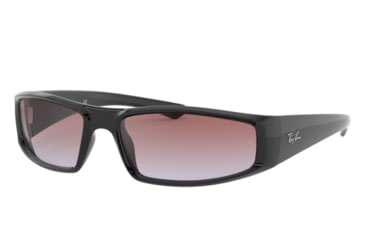 Image of Ray-Ban RB4335 Sunglasses 601/I8-58 - , Light Blue Gradient Violet Lenses