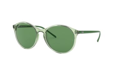Image of Ray-Ban RB4371 Sunglasses 6402/2-55 - Trasparent Green Frame, Green Lenses