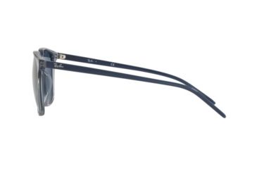 Image of Ray-Ban RB4387F Progressive Prescription Sunglasses, 55mm, Trasparent Blue, RB4387F-126480-55-PRO