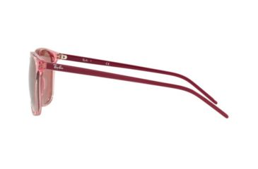 Image of Ray-Ban RB4387F Progressive Prescription Sunglasses, 55mm, Transparent Pink, RB4387F-126575-55-PRO