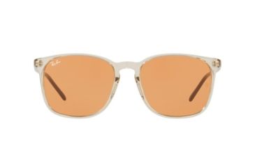 Image of Ray-Ban RB4387F Progressive Prescription Sunglasses, 55mm, Trasparent Light Brown, RB4387F-126774-55-PRO