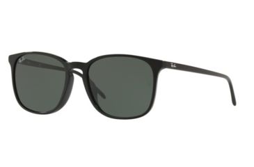 Image of Ray-Ban RB4387F Progressive Prescription Sunglasses, 55mm, Black, RB4387F-901-71-55-PRO