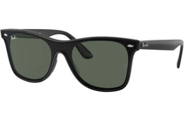 Image of Ray-Ban RB4440N Sunglasses 601/71-41 - Black Frame, Green Lenses