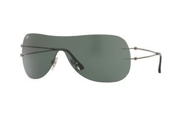 Image of Ray-Ban RB8057 Single Vision Prescription Sunglasses RB8057-004-71-34 - Lens Diameter 134 mm, Lens Diameter 34 mm, Frame Color Gunmetal