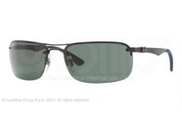 Image of Ray-Ban CARBON FIBRE RB8310 Progressive Prescription Sunglasses RB8310-002-71-63 - Lens Diameter 63 mm, Frame Color Black