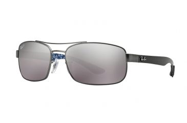 Image of Ray-Ban RB8316 Single Vision Prescription Sunglasses RB8316-029-N8-62 - Lens Diameter 62 mm, Frame Color Matte Gunmetal
