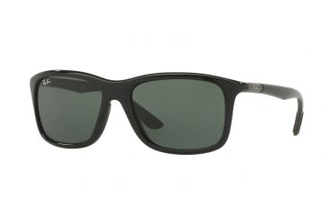 Image of Ray-Ban RB8352 Single Vision Prescription Sunglasses RB8352-621971-57 - Lens Diameter 57 mm, Frame Color Black
