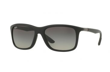 Image of Ray-Ban RB8352 Single Vision Prescription Sunglasses RB8352-622011-57 - Lens Diameter 57 mm, Frame Color Matte Black
