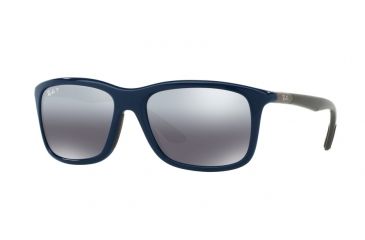 Image of Ray-Ban RB8352 Single Vision Prescription Sunglasses RB8352-622282-57 - Lens Diameter 57 mm, Frame Color Blue