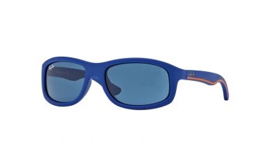Image of Ray-Ban RJ9058S Single Vision Prescription Sunglasses RJ9058S-700080-50 - Lens Diameter 50 mm, Frame Color Matte Blue