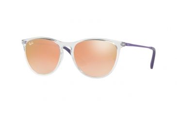 Image of Ray-Ban RJ9060S Single Vision Prescription Sunglasses RJ9060S-7030B9-50 - Lens Diameter 50 mm, Frame Color Trasparent