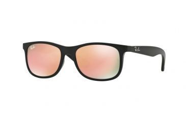 Image of Ray-Ban RJ9062S Progressive Prescription Sunglasses RJ9062S-70132Y-48 - Lens Diameter 48 mm, Frame Color Matte Black On Black