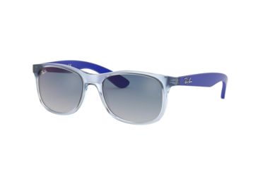 Image of Ray-Ban RJ9062S Progressive Prescription Sunglasses, 48mm, Light Blue, RJ9062S-7051X0-48-PRO