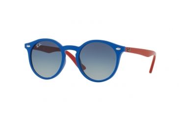 Image of Ray-Ban RJ9064S Single Vision Prescription Sunglasses RJ9064S-70204L-44 - Lens Diameter 44 mm, Frame Color Blue
