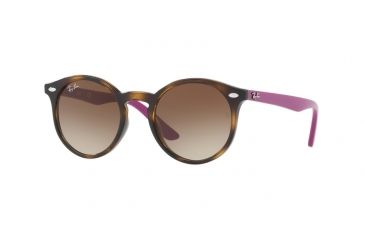 Image of Ray-Ban RJ9064S Single Vision Prescription Sunglasses, 44mm, Havana, RJ9064S-704113-44-SV