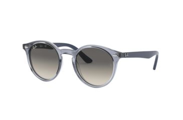 Image of Ray-Ban RJ9064S Single Vision Prescription Sunglasses, 44mm, Blue, RJ9064S-705011-44-SV