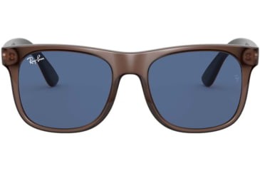 Image of Ray-Ban RJ9069S Sunglasses, Transparent Brown, Dark Blue, 48, RJ9069S-707180-48