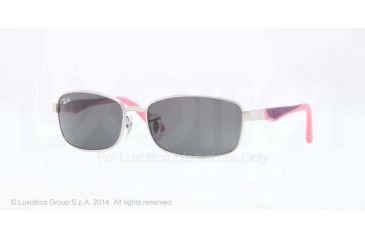 Image of Ray-Ban RJ9533S Bifocal Prescription Sunglasses RJ9533S-212-87-51 - Lens Diameter 51 mm, Frame Color Shiny Silver