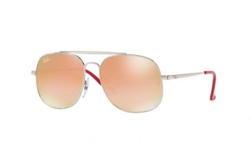 Image of Ray-Ban RJ9561S Bifocal Prescription Sunglasses, 50mm, Silver, RJ9561S-266-B9-50-BI