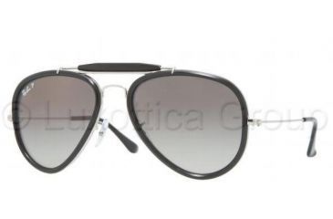 Image of Ray-Ban Road Spirit RB3428 Sunglasses with No-Line Progressive Rx Prescription Lenses RB3428-003-M3-5418 - Lens Diameter: 54 mm, Frame Color: Shiny Silver