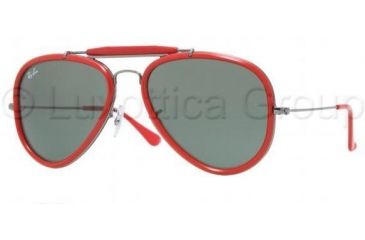 Image of Ray-Ban Road Spirit RB3428 Sunglasses with No-Line Progressive Rx Prescription Lenses RB3428-004-5418 - Lens Diameter: 54 mm, Frame Color: Gunmetal