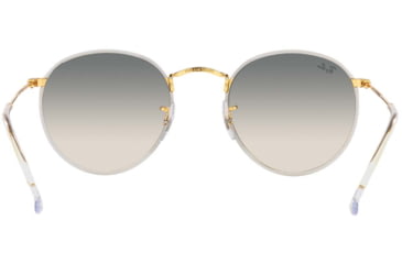 Image of Ray-Ban ROUND METAL M RB3447JM Sunglasses 919632-50 - , Clear Gradient Grey Lenses