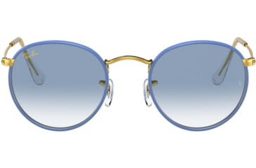 Image of Ray-Ban ROUND METAL M RB3447JM Sunglasses 91963F-50 - , Clear Gradient Blue Lenses